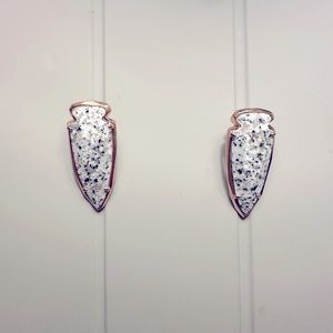 Kendra scott spotted jasper earrings